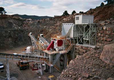 quebrantadora de mineral