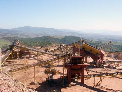 Equipos para minería de Liming en Nueva Zelanda