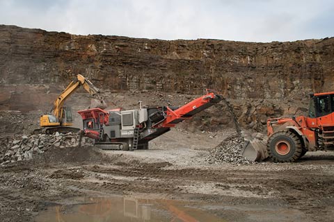 Sandvik QJ341 chancadora de quijada móvil