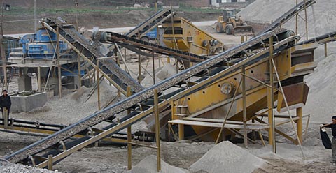 Mineral de planta de procesamiento, Instalación chancadora para la plata